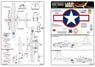 WW.II U.S. Air Corps Boeing B-17F/G (Red Outlines Stars and Bars) Decal Sheet (Decal)
