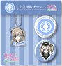 Girls und Panzer das Finale Can Badge & Acrylic Mascot Set University Selected Team (Anime Toy)