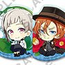 Bungo Stray Dogs Clear Clip Badge Summer Flower (Set of 8) (Anime Toy)