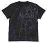 Aim for the Top! Gunbuster All Print T-shirt Black S (Anime Toy)