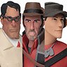 Team Fortress 2/ 7 Inch Action Figure Series 4 Red: 3 Set (Completed)