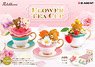 Rilakkuma Flower Tea Cup (Set of 6) (Anime Toy)