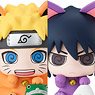 Petit Chara Land Beckoning Cat Naruto:Shippuden Beckoning Nine Tailed Fox! (PVC Figure)