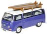 (OO) VW Bus Metallic Purple/White (Model Train)