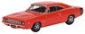 (HO) Dodge Charger 1968 Bright Red (Model Train)