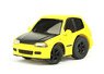 TinyQ Honda Civic EG6 1992-1995 Yellow/Carbon Bonnet (Choro-Q)