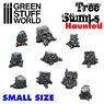 Small Tree Stumps (10 Pieces) (Plastic model)