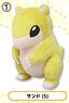 Pokemon Plush PP106 Sandshrew (S) (Anime Toy)