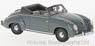 VW Dannenhauer and Stauss Convertible 1951 Gray (Diecast Car)