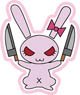 Girls und Panzer das Finale Usagi-san Team Embroidery Wappen (Small) (Anime Toy)