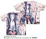 Hatsune Miku Cherry Blossoms Double Sided Full Graphic T-Shirts S (Anime Toy)