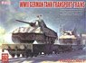 WW.II ドイツ軍 戦車輸送貨車セット (平貨車x4、戦車x2) (プラモデル)