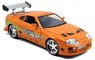 ​​Toyota Supra 1995 (Orange) `The Fast and the Furious` Brian`s Model (Diecast Car)