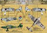 WWII Hungarian Air Force Bf 109/Ju-87D/Fw 190 F-8 Decal Sheet (Decal)