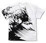 カウボーイビバップ スパイク・スピーゲル オールプリントTシャツ WHITE S (キャラクターグッズ)