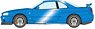 Nissan Skyline GT-R (BNR34) V-Spec II Nur 2002 Bayside Blue (Diecast Car)