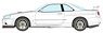 Nissan Skyline GT-R (BNR34) V-Spec II Nur 2002 White (Diecast Car)