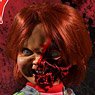 Designer Series/ Child`s Play 3: Pizza Face Chucky 15inch Mega Scale Figure with Sound (Completed)