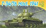 WW.II Soviet T34/76 Mod.1941 (Plastic model)