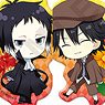 Bungo Stray Dogs Clear Clip Badge Autumn Flower (Set of 8) (Anime Toy)