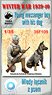 Winter War 1939 - 40`s Finland Army Young Messenger Boy with His Dog (Plastic model)