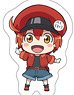 Cells at Work! Die-cut Cushion Red Blood Cell (Anime Toy)