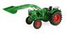 Deutz Fahr D60 05 2WD with Front Loader and Bucket (Diecast Car)