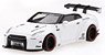 LB Works Nissan GT-R (R35) GT Wing Mat White - RHD (Diecast Car)