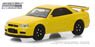Tokyo Torque Series 4 - 2001 Nissan Skyline GT-R (BNR34) - Lightning Yellow (Diecast Car)