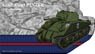 Girls und Panzer das Finale Desk de Sensha-do M4 Sherman (Anime Toy)