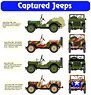 Willys Jeep MB/Ford GPW Captured Jeeps (Decal)