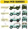 Willys Jeep MB/Ford GPW Jeeps NCB Seabees (Decal)