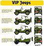 Willys Jeep MB/Ford GPW VIP Jeeps Part2 (Plastic model)