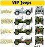 Willys Jeep MB/Ford GPW VIP Jeeps Part4 (Decal)