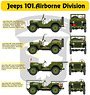 Willys Jeep MB/Ford GPW Jeeps 101.Airborne Division (Decal)