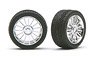 `Spiders` Rims W/Tires Chrome (Set of 4) (Accessory)