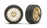 `Spiders` Rims W/Tires Gold (Set of 4) (Accessory)