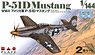 WW.II アメリカ軍 P-51D マスタング (2機セット) (プラモデル)