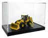 CAT 966M ホイールローダ +クリスタルプラケース(L) 工事現場フィギュア付き 特別セット【A】 (ミニカー)