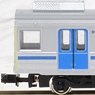 Tokyu Series 8500 (Blue Line/Door Decoration) Additional Four Middle Car Set (Trailer Only) (Add-On 4-Car Set) (Pre-Colored Completed) (Model Train)