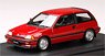 Honda Civic Si (AT) 1984 (Wonder Civic) Red (Diecast Car)