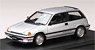 Honda Civic Si (AT) 1984 (Wonder Civic) Silver (Diecast Car)