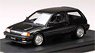 Honda Civic Si (AT) 1984 (Wonder Civic) Black Metallic (Custom Color) (Diecast Car)