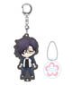 Nendoroid Plus Zoku Touken Ranbu: Hanamaru Acrylic Keychains with Stand Akashi Kuniyuki (Anime Toy)