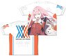 Darling in the Franxx Zero Two Double Sided Full Graphic T-Shirts S (Anime Toy)