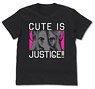 No Game No Life Cute is Justice T-Shirts Black S (Anime Toy)