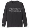 Yurucamp Sleeve Rib Long Sleeve T-Shirt Black XL (Anime Toy)