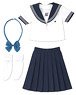 AZO2 Kina Kazuharu School Uniform Collection [Private Kazuharu Senior High School Summer Uniform Set] (White x Navy) (Fashion Doll)