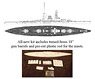 大日本帝国海軍 十三号型巡洋戦艦 「平賀提督バージョン」 1921年 (プラモデル)