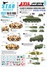 Axis Tank Mix # 4 Vlasov`s Russian Liberation Army BA-10M, hetzer, T-34 m/41 (Decal)